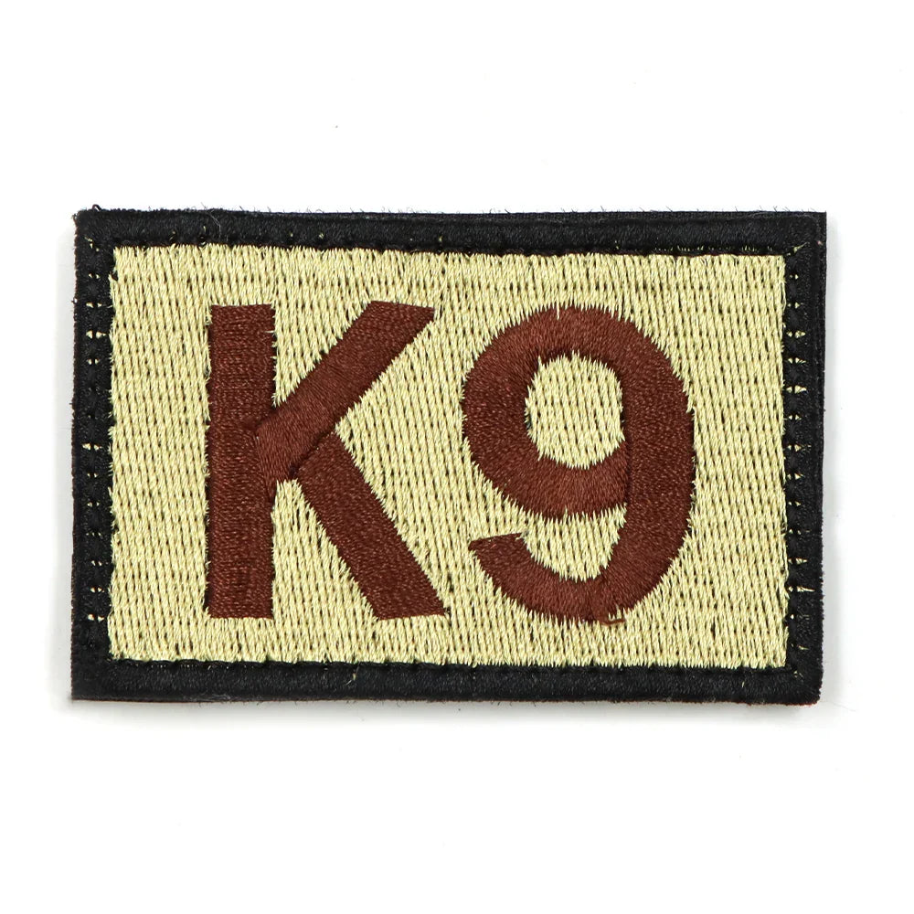 Dog Harness Patches – Hook & Loop Name Tags for Service Dogs, K9 & Emotional Support