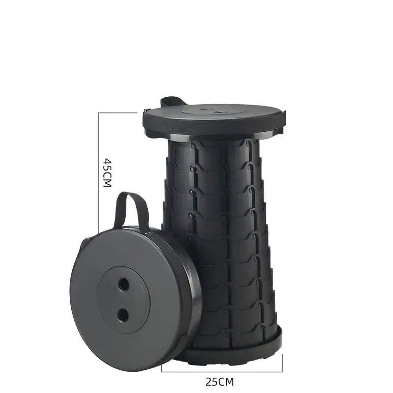 Premium Collapsible Camping Stool – Portable Folding Stool for Outdoor, Hiking, Fishing & Travel