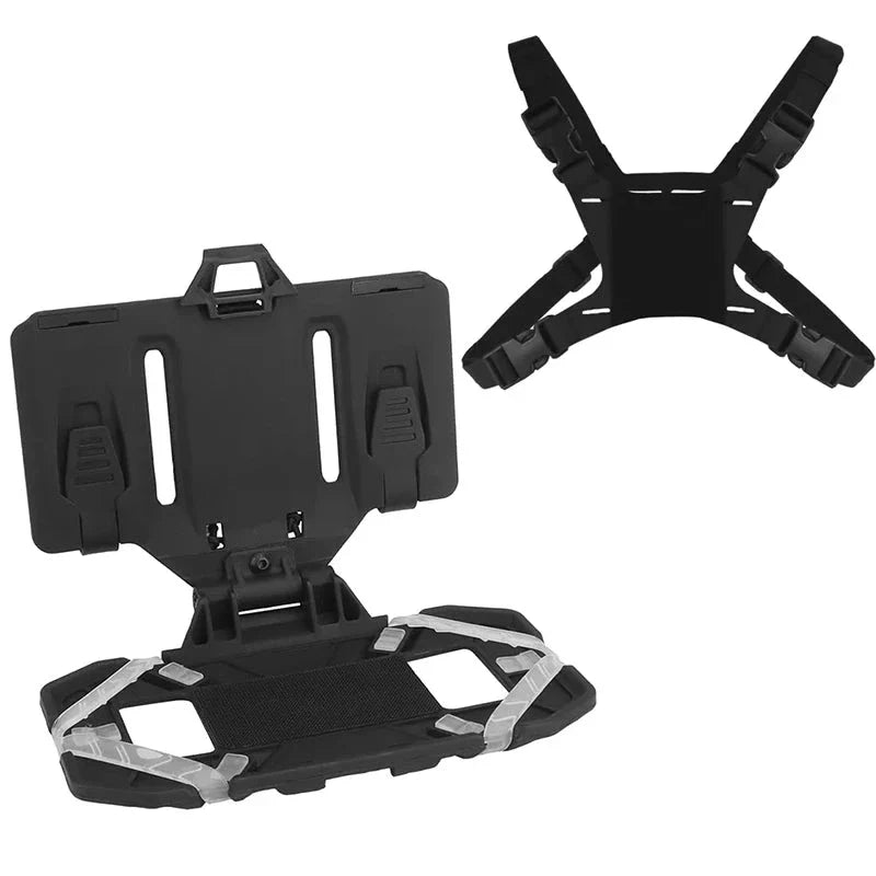 Chest Phone Mount for Tactical Vest - MOLLE Navigation Board Phone Holder