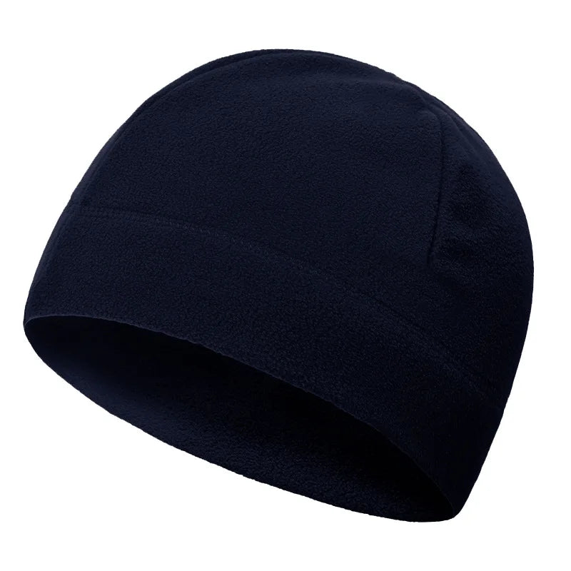 Tactical Fleece Beanie Hat for Men – Lightweight Breathable Skull Cap for Running, Work & Outdoor Use