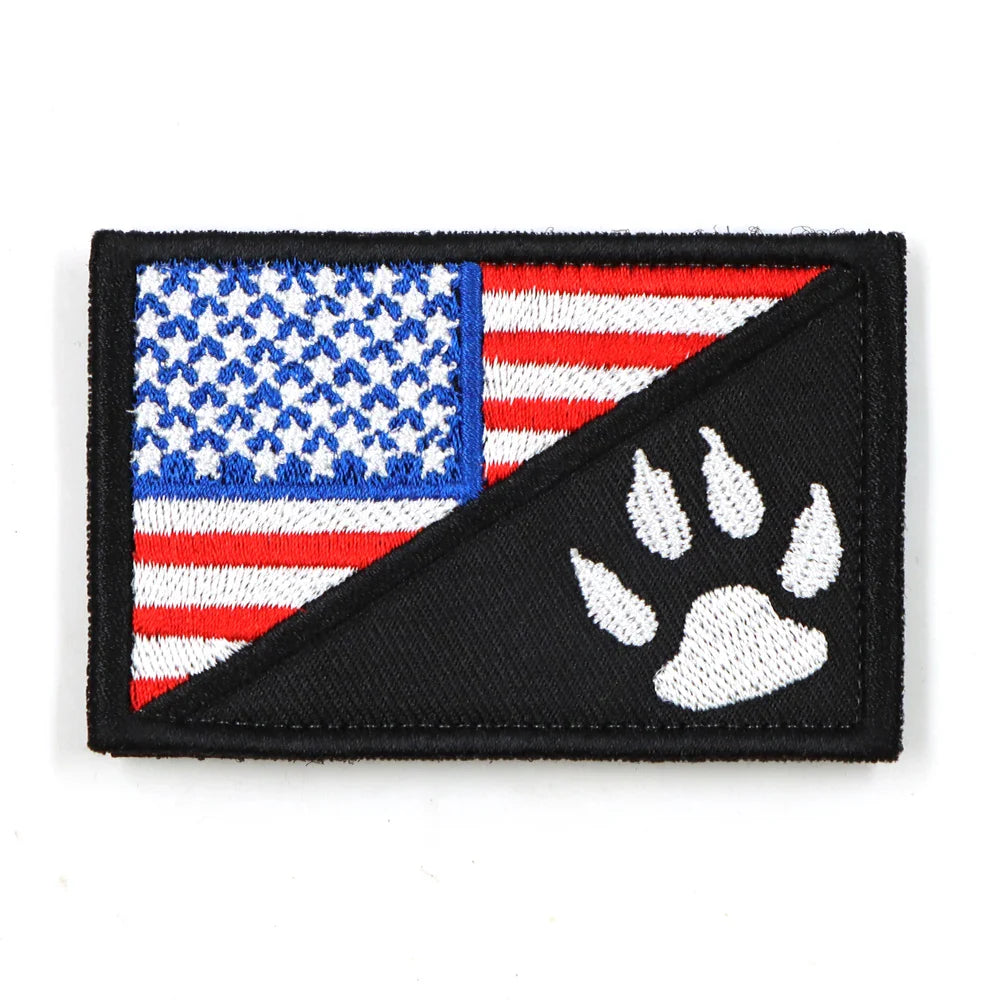 Dog Harness Patches – Hook & Loop Name Tags for Service Dogs, K9 & Emotional Support