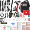 Tactical Survival First Aid Kit IFAK – 256 Pcs Emergency Medical & Survival Gear with MOLLE System
