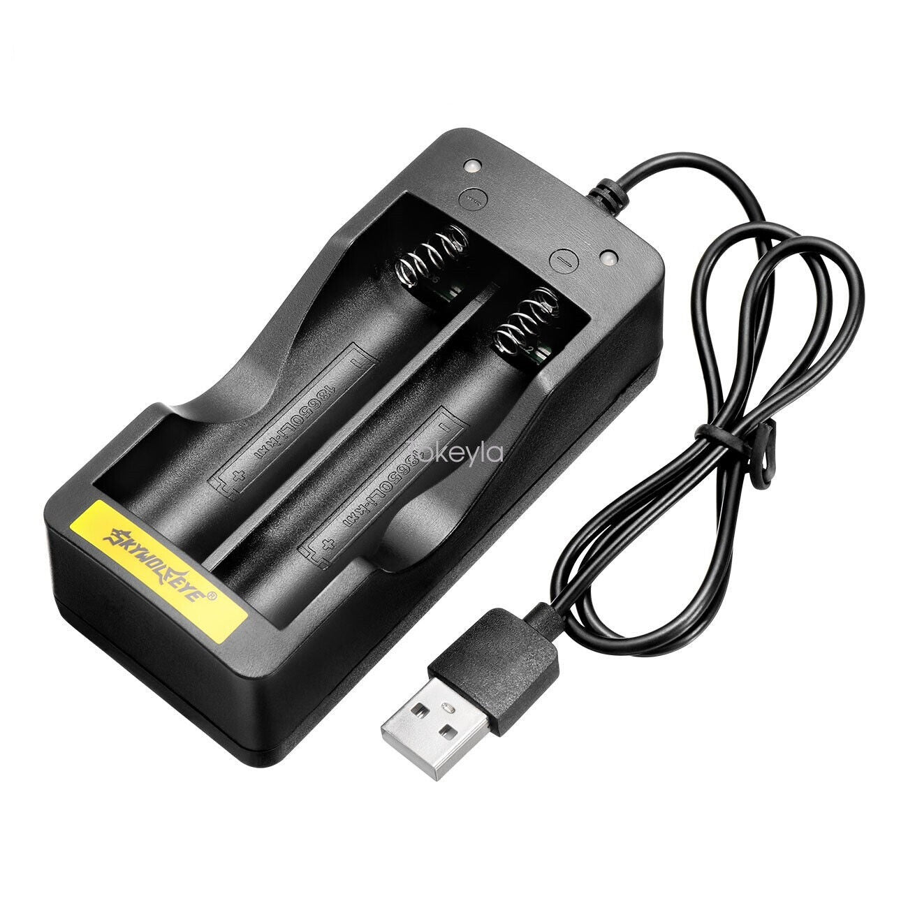 Universal Smart Charger – 4 Bay USB/DC Charger for 18650, 26650 & Li-ion Rechargeable Batteries