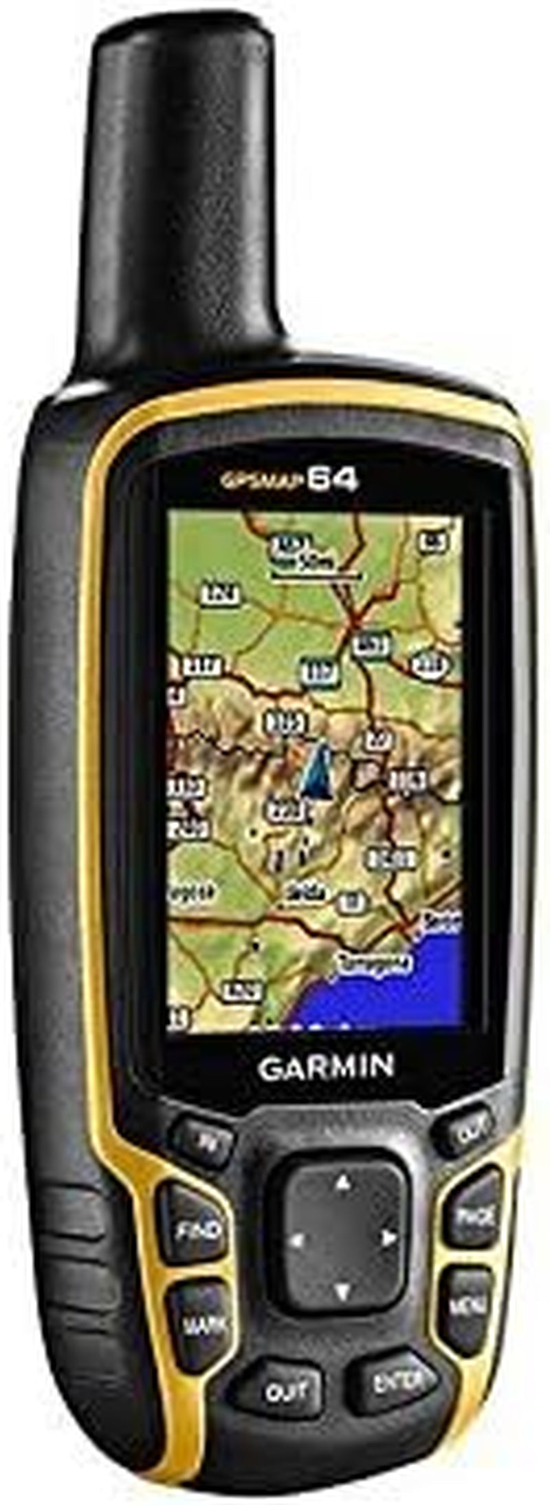 Garmin 010-01199-00 GPSMAP 64 Worldwide with High-Sensitivity GPS and GLONASS Receiver