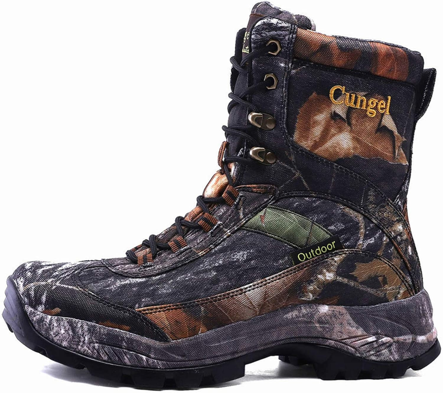 Men's Waterproof Camo Hunting Boots: Anti-Slip, Lightweight, and Durable Outdoor Hiking Shoes