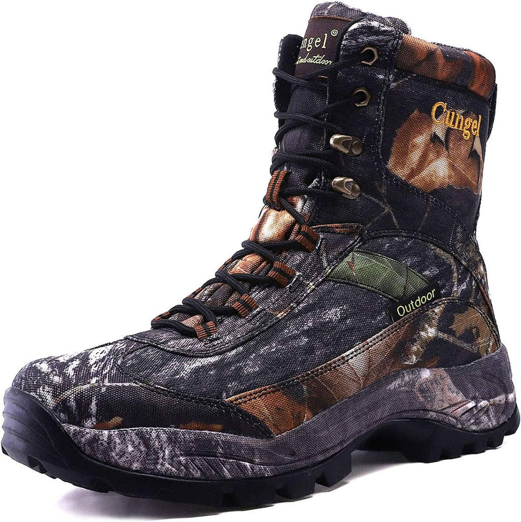 Men's Waterproof Camo Hunting Boots: Anti-Slip, Lightweight, and Durable Outdoor Hiking Shoes