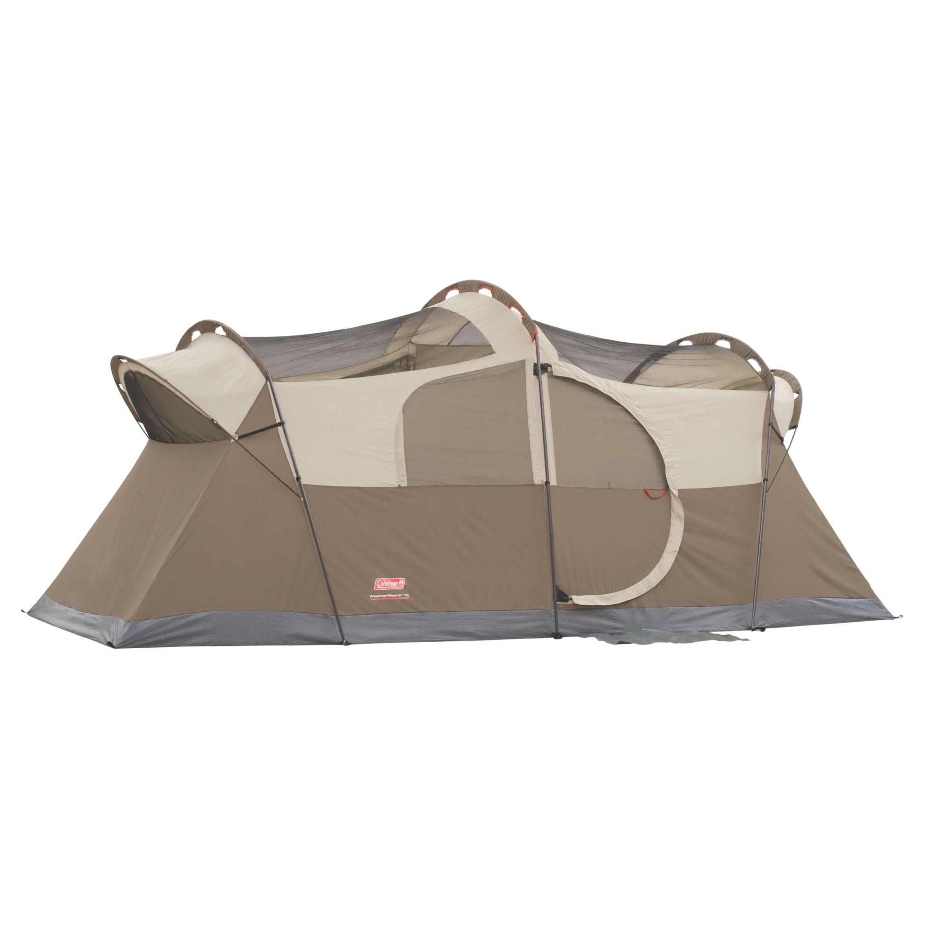 Large Capacity Weather Master Dome Camping Tent with Hinged Door for 10 People