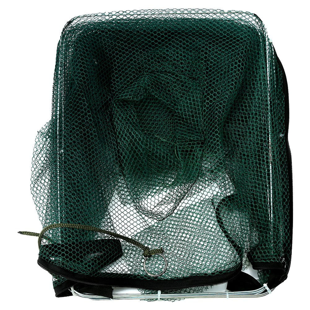 Nylon Foldable 6-Hole Automatic Fishing Net Shrimp Cage for Crab and Fish