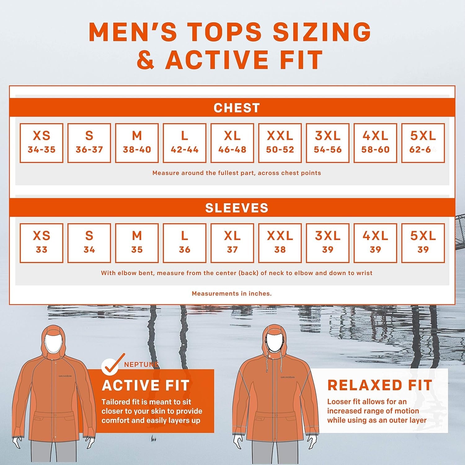 Grundens Men's Neptune Commercial Fishing Pullover Anorak - Waterproof and Adjustable