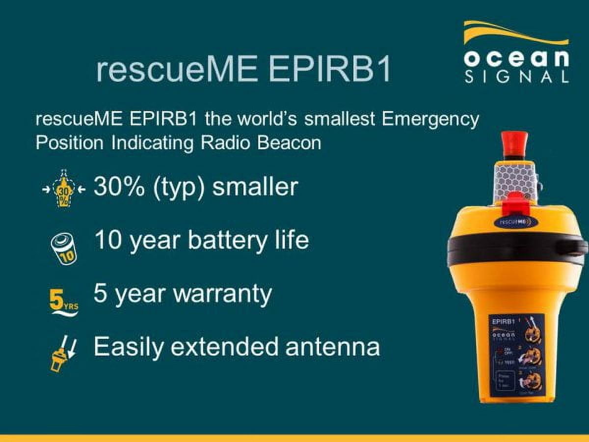 Ocean Signal rescueME EPIRB1 Category 2 Emergency Beacon