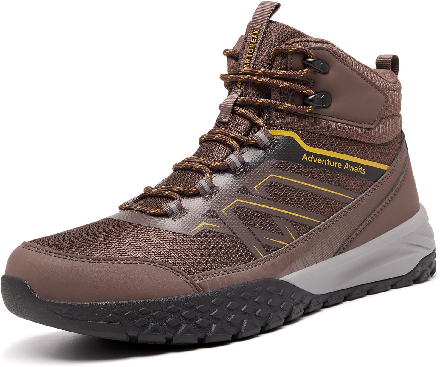 Men'S Waterproof Hiking Boots - Trekking Shoes for Men, Outdoor Camping Mountaineering Backpacking Boots, All Terrain Hiking Trail Shoes