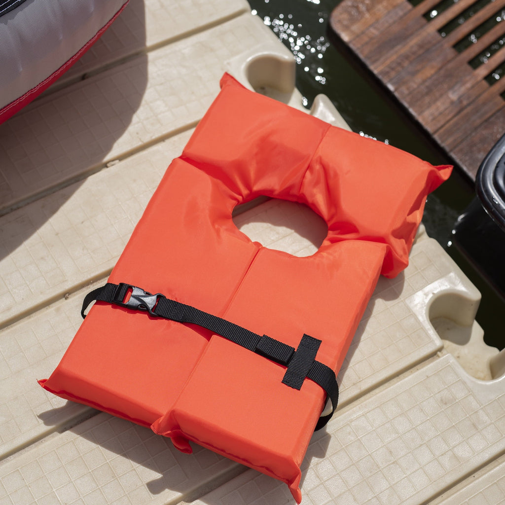 Adult Orange U.S. Coast Guard Approved Type II Life Jacket