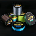 AGWX9 Braided Fishing Line - Superior Smoothness and Casting Distance - Durable with Multiple Color Options - Perfect for Fishing Enthusiasts