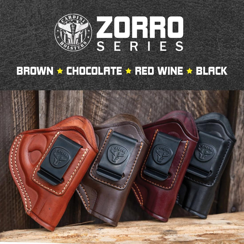 IWB Leather Holster for Snub Nose Revolvers