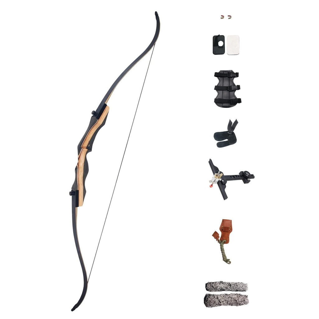 62 Takedown Recurve Bow for Adult Archery Competition - Right Handed