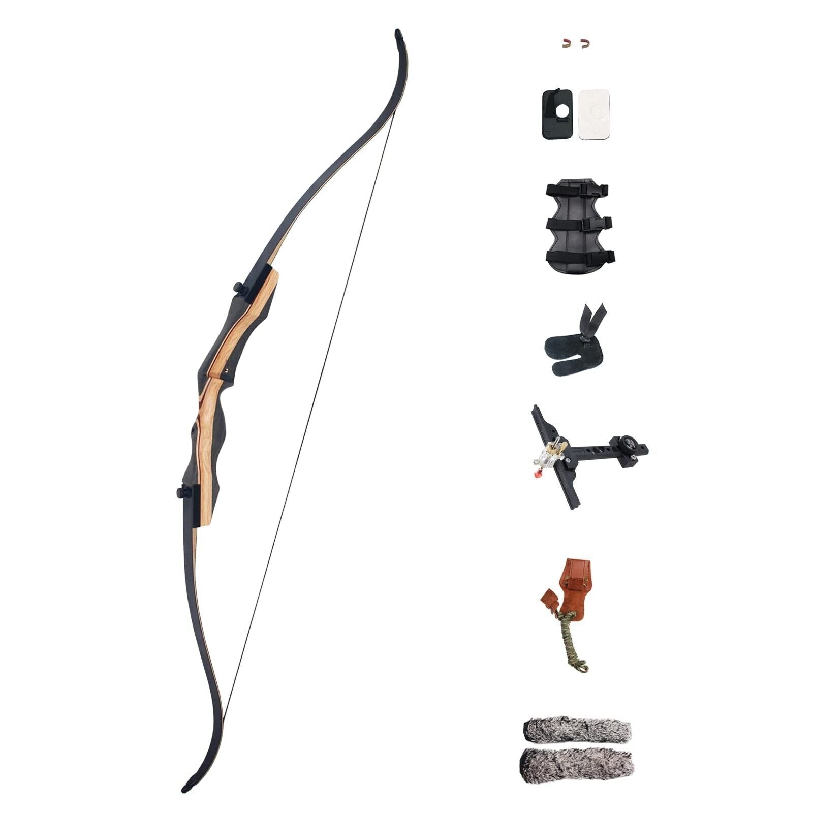 62 Takedown Recurve Bow for Adult Archery Competition - Right Handed