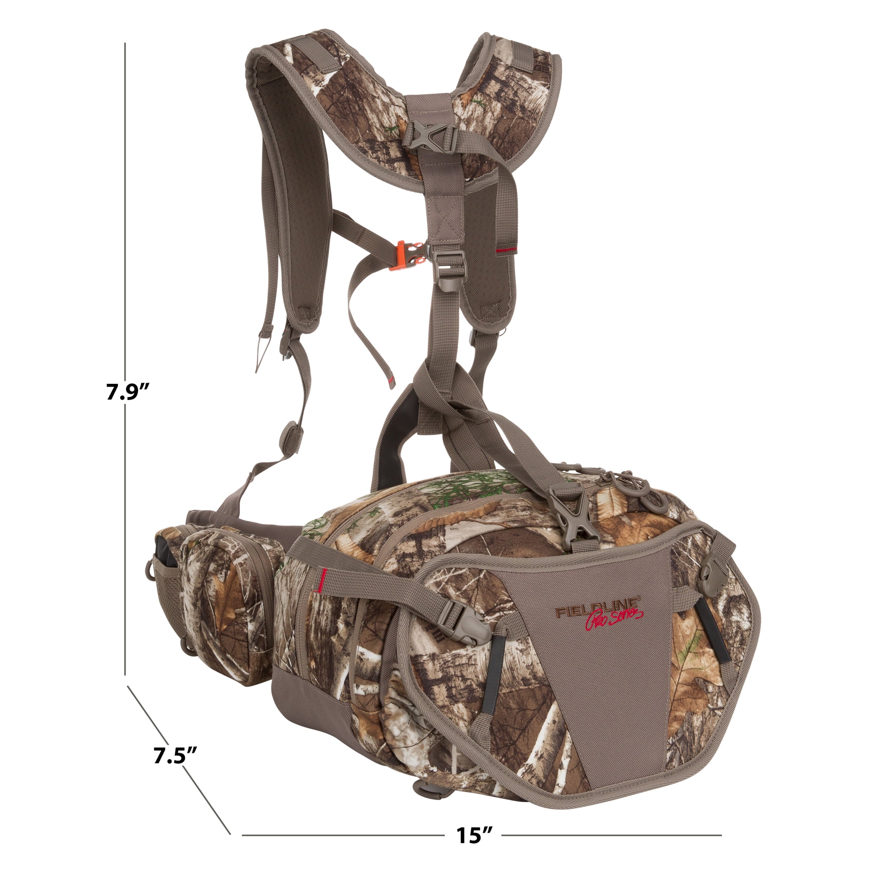 Big Horn 15.2 Liter Harness Hunting Backpack in Realtree Edge - Unisex