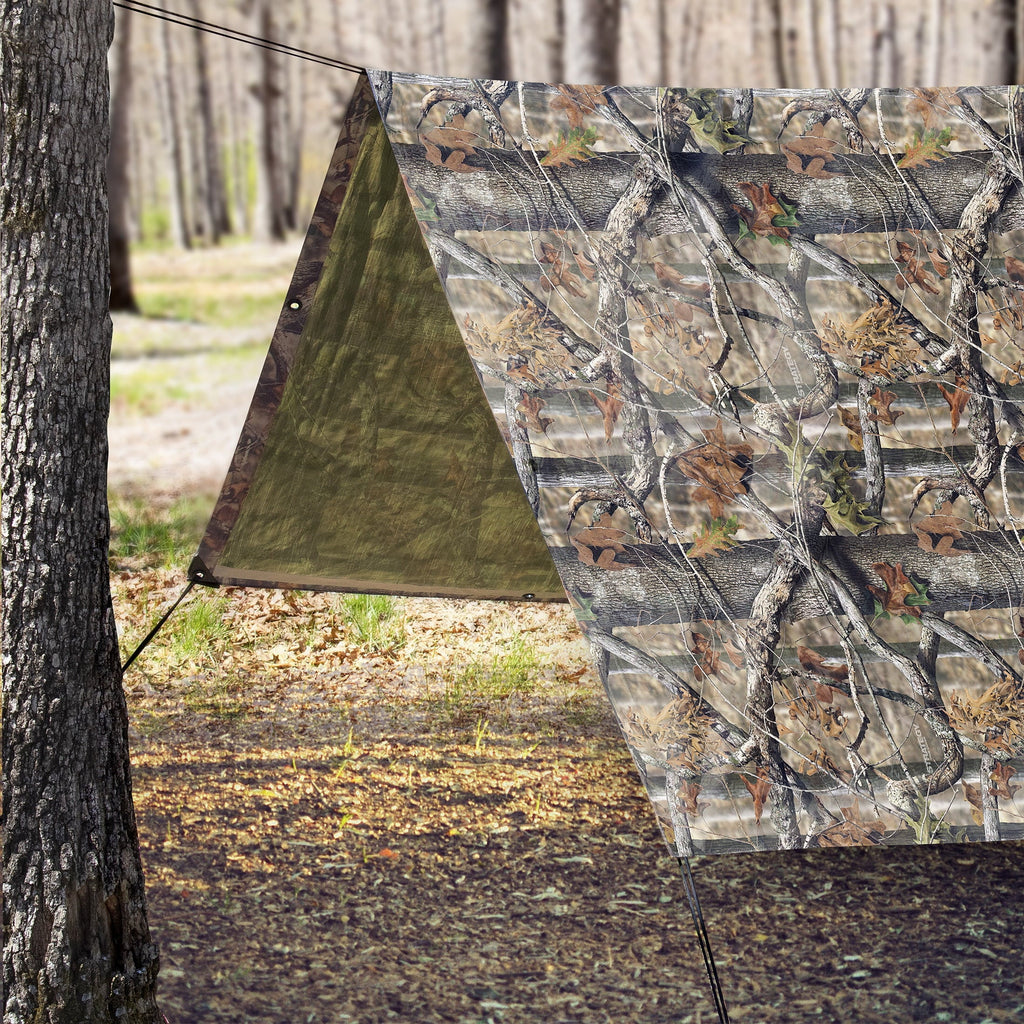 Durable Weather-Resistant All-Purpose Camouflage Tarp 8' x 6'