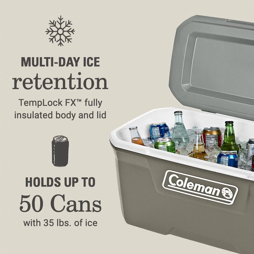 316 Series 70 Quart Hard Chest Cooler in Silver Ash