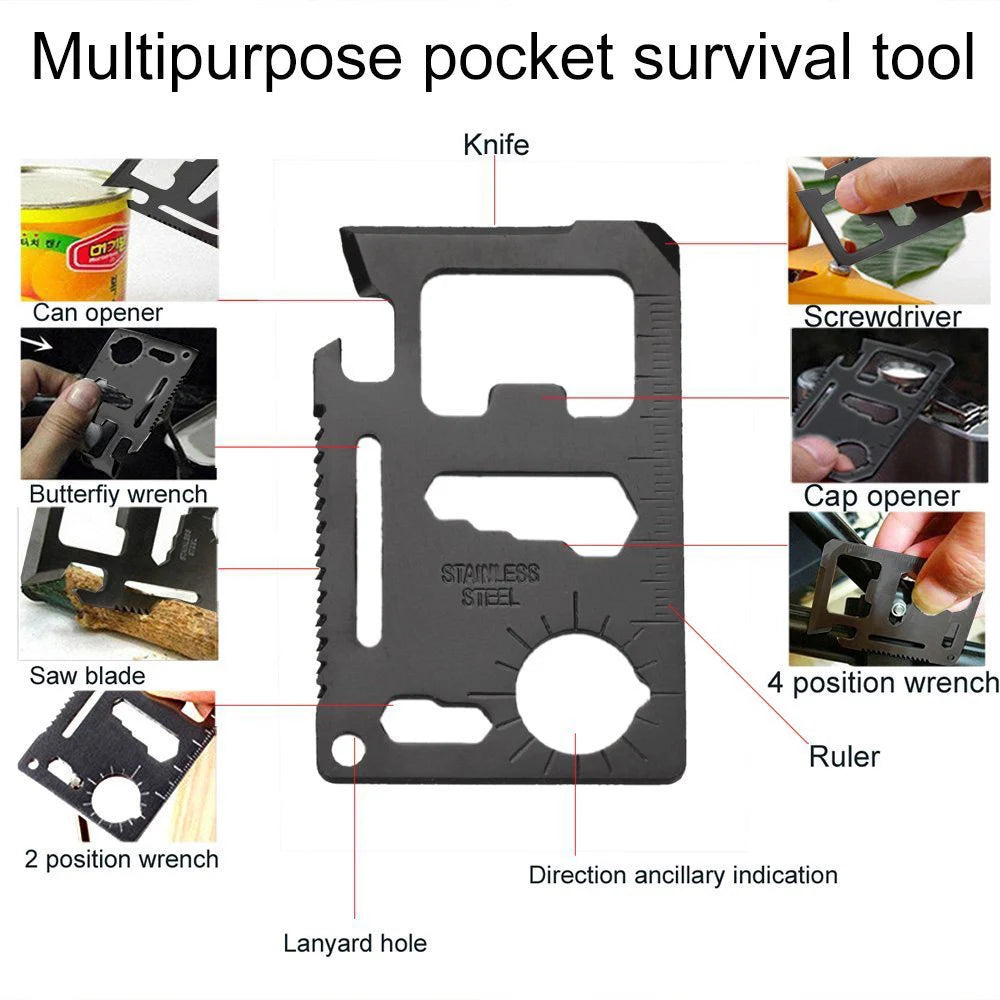 First Aid Survival Kit 15-in-1 | Emergency Camping