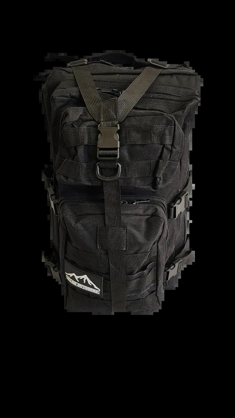35L Bug Out Bag Backpack with Ultimate Survival and Medical Kit - Black