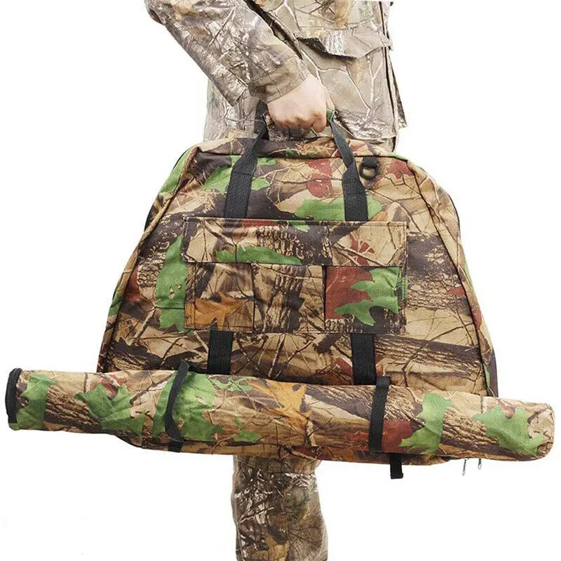 Archery Compound Bow Backpack with Arrow Quiver Carrier - Hunting and Shooting Accessories Case