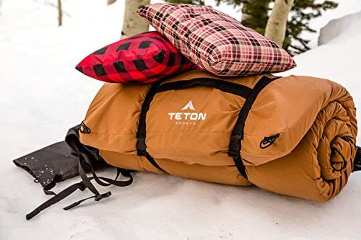 Canvas Camp Pad - Durable Sleeping Pad for Car Camping in Brown