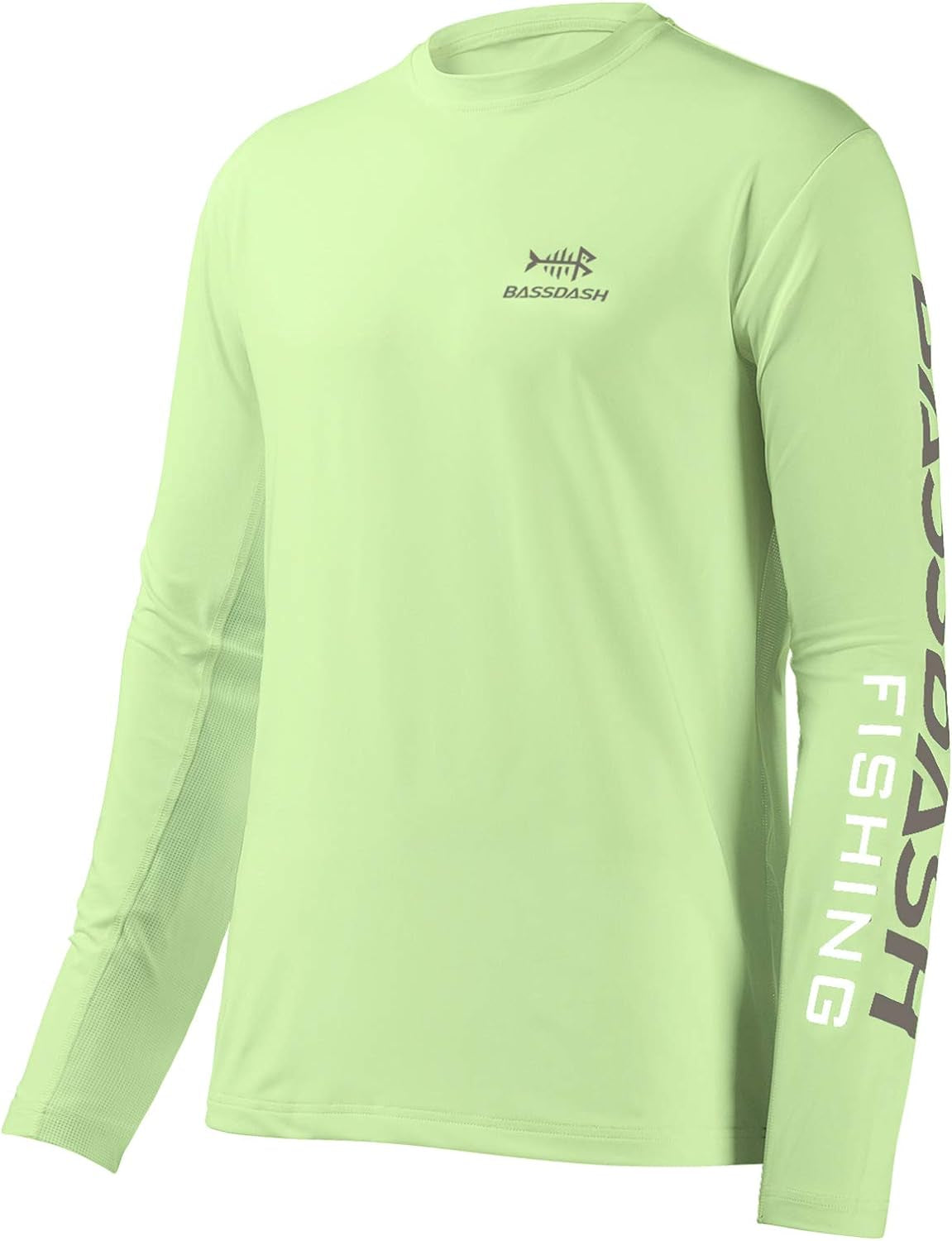 Men's Fishing Long Sleeve T-Shirt with UV Sun Protection UPF 50+