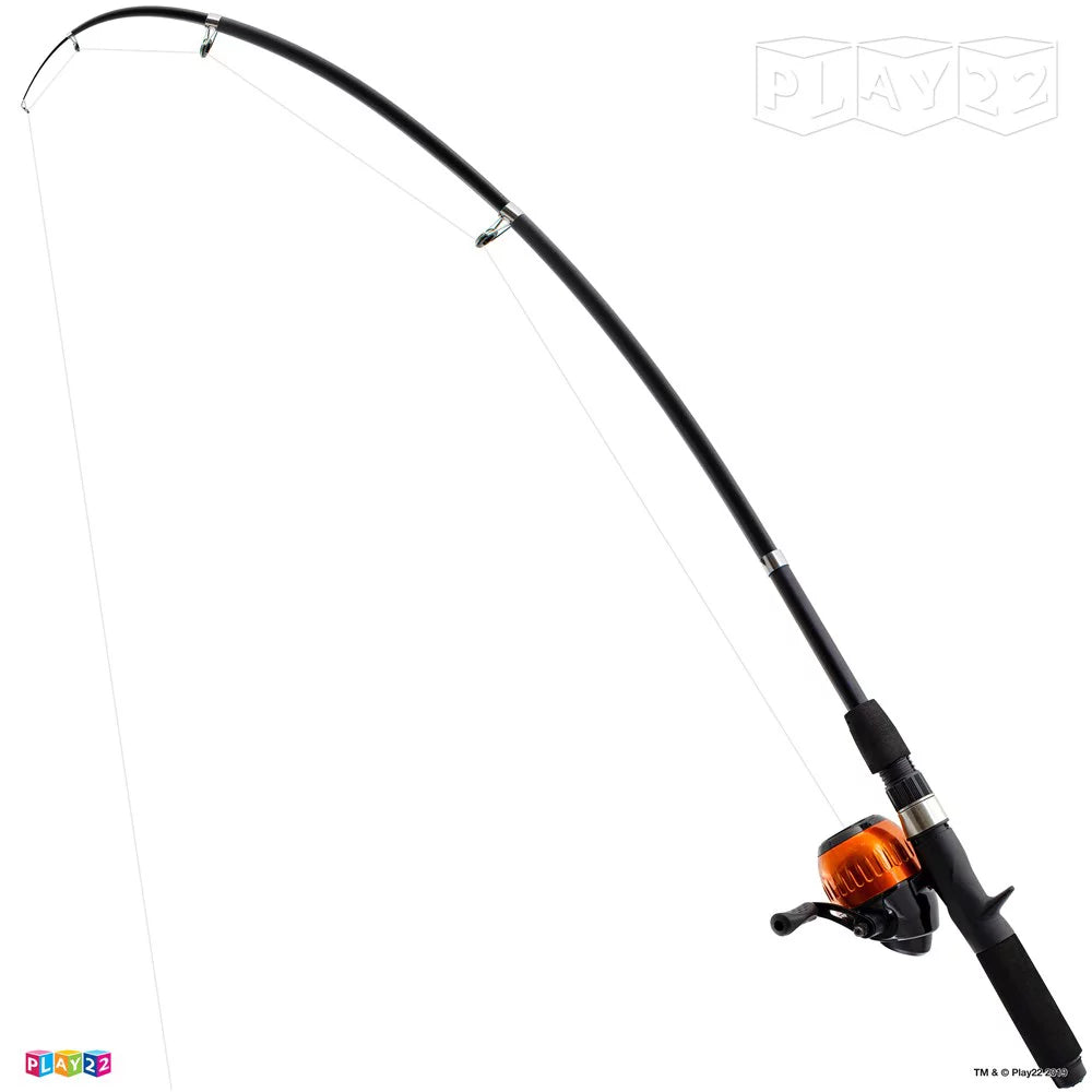 Junior Fishing Rod Combo Set - Complete Fishing Equipment for Kids with Tackle, Lures, Net, and Carry Bag