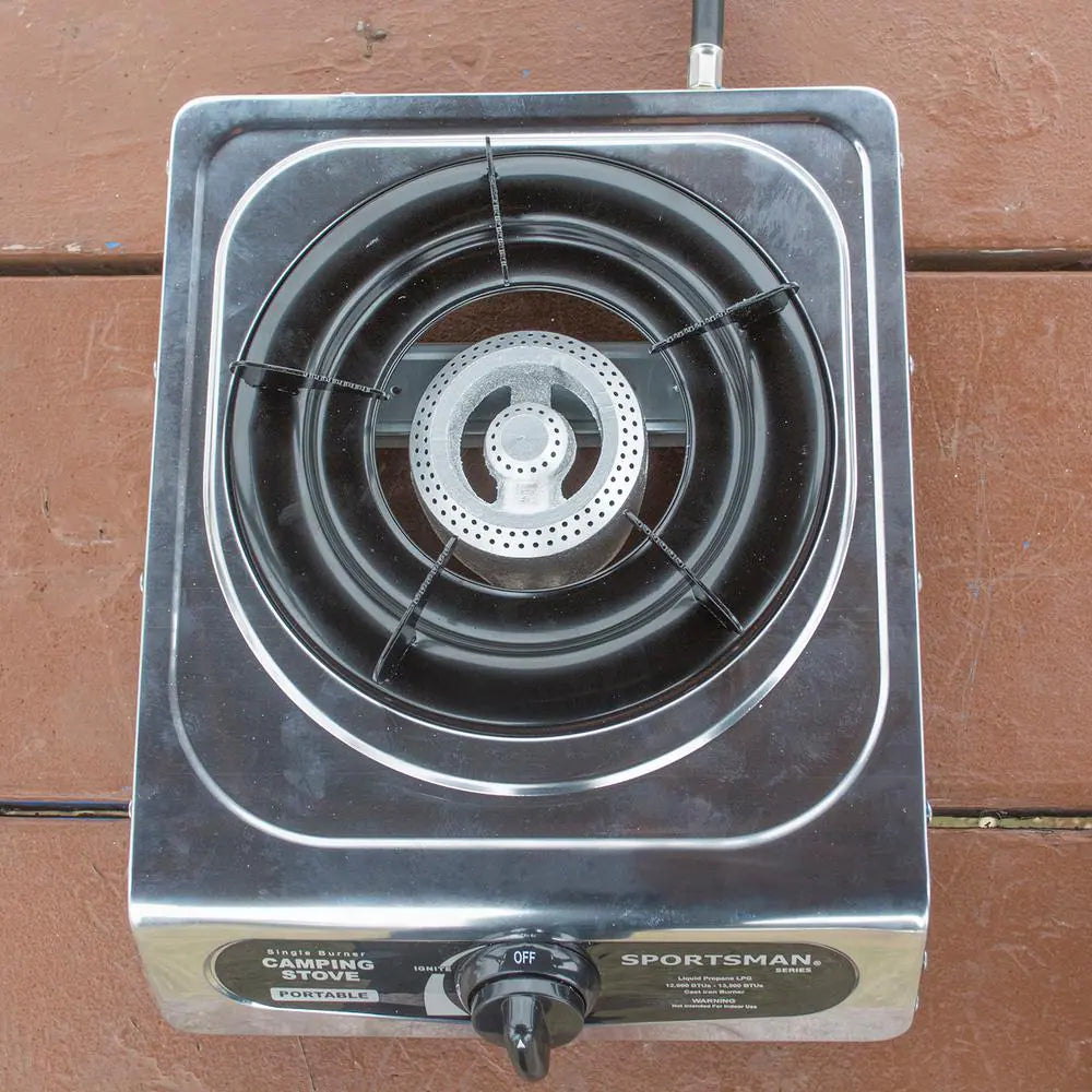 Adjustable Single Burner Camping Stove