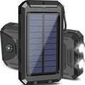 20,000mAh Solar Charger (Black) - Exclusive Availability at -US Store for Genuine Product