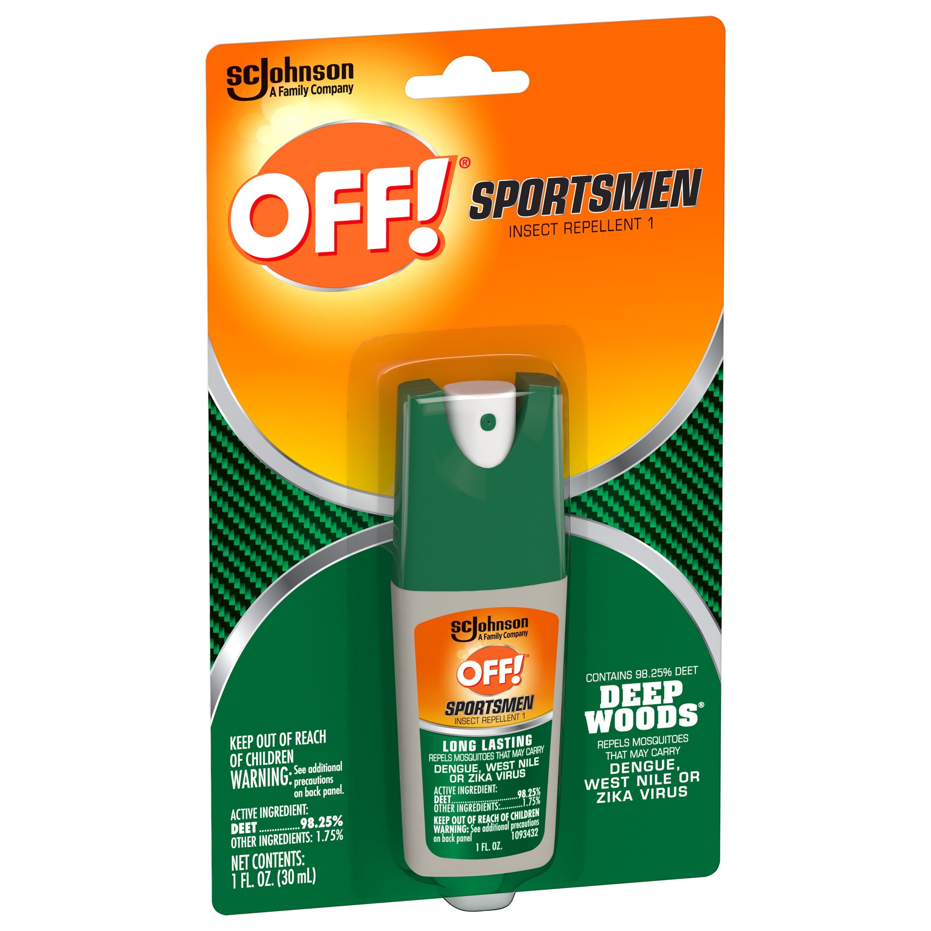 Mosquito and Insect Repellent Spray, 1 oz Pump