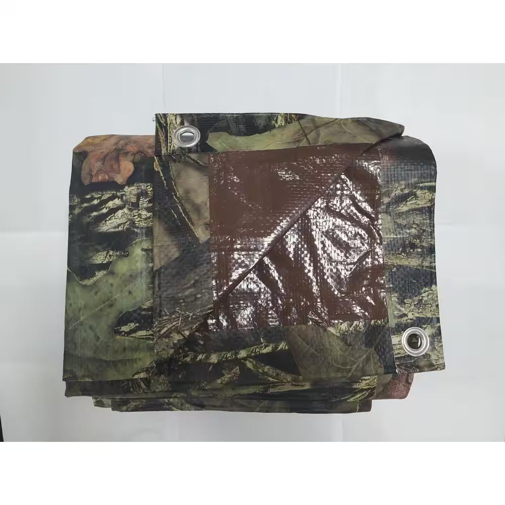 Brown Medium Duty Tarp - 12 ft x 9 ft, Lightweight and Durable