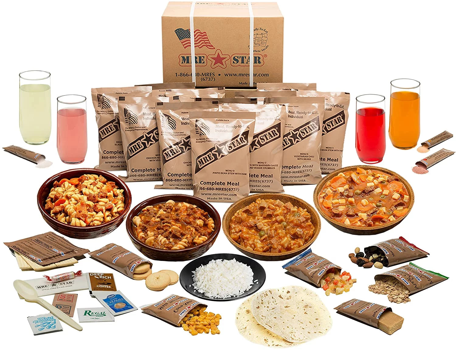 Case of 12 Standard Ready-to-Eat Meals