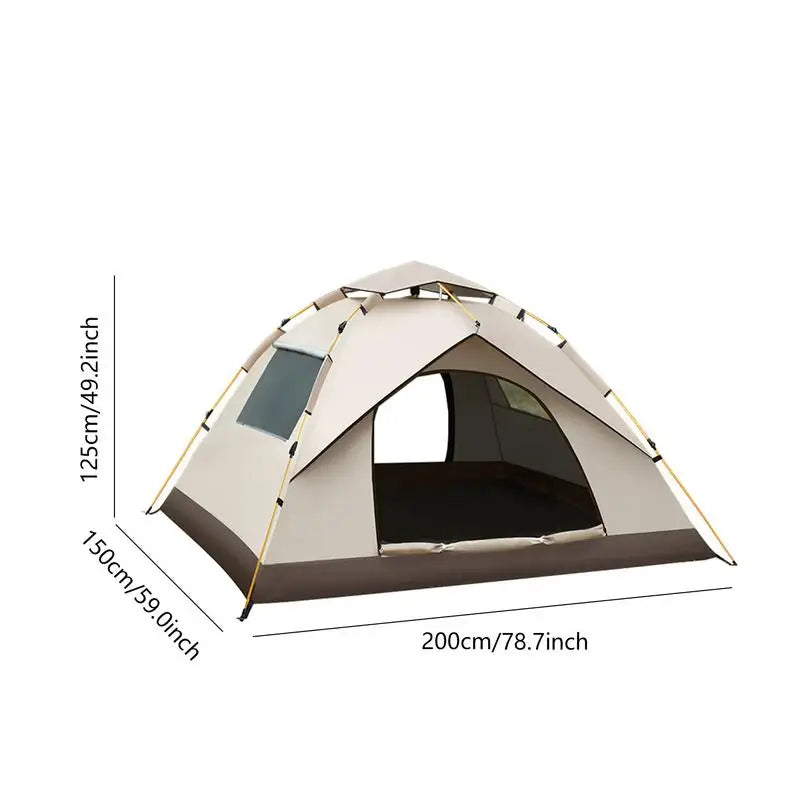 Automatic Waterproof Sun Protection Camping Tent for Patio Picnics