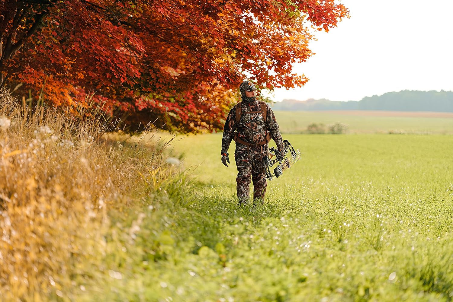 Forefront Camo Hunting Pants - Midweight Water Repellent Pants with Carbon Alloy Odor Reducing Technology