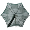 Nylon Foldable 6-Hole Automatic Fishing Net Shrimp Cage for Crab and Fish