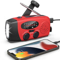 Emergency Weather Radio with Hand Crank, Solar Power, and Phone Charger