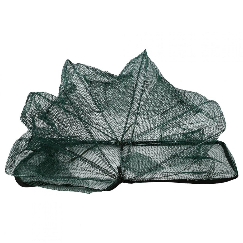 Nylon Foldable 6-Hole Automatic Fishing Net Shrimp Cage for Crab and Fish