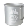 Aluminium Alloy Folding Camping Mug - 300ML Ultra-Light Travel Water Cup