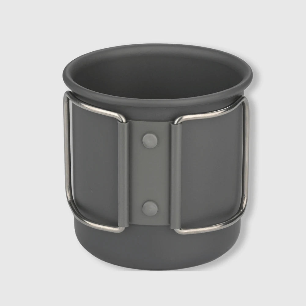Aluminium Alloy Folding Camping Mug - 300ML Ultra-Light Travel Water Cup