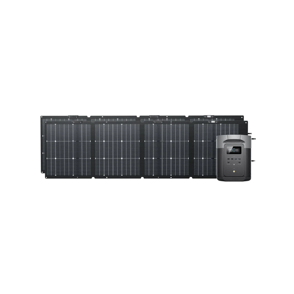 Ecoflow Portable Power Station DELTA 2 Max, 2400W LFP Solar Generator, 2046Wh Solar Powered Generator for Home Backup