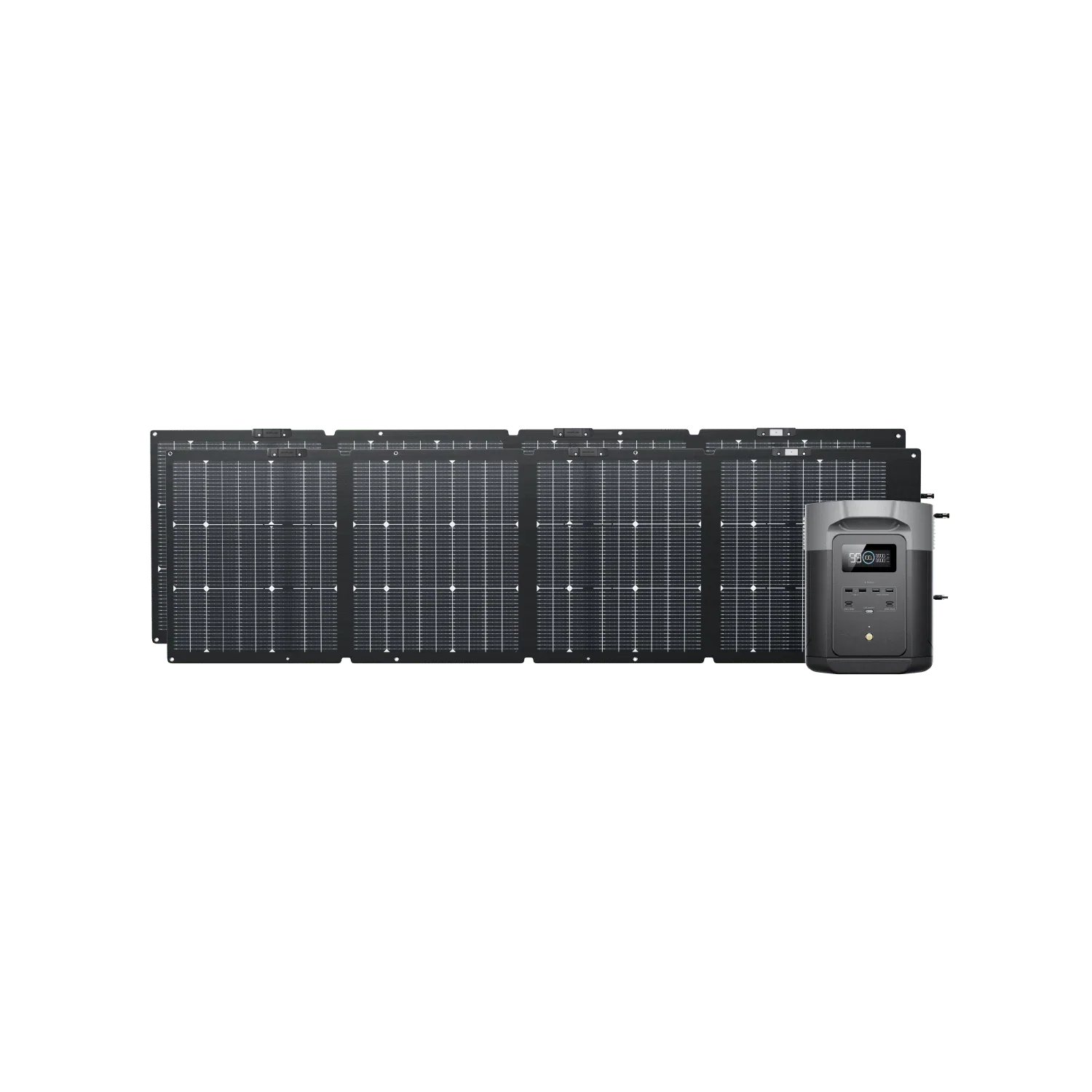 Ecoflow Portable Power Station DELTA 2 Max, 2400W LFP Solar Generator, 2046Wh Solar Powered Generator for Home Backup