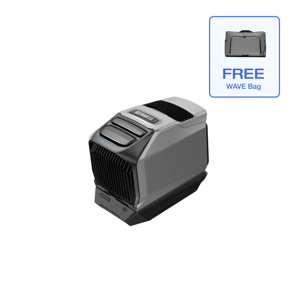 Ecoflow WAVE 3 Portable Air Conditioner with 160W Solar Panel Kits