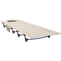 Folding Camping Cot Bed for Adults, Lightweight and Compact, Supports 265 lbs - Beige