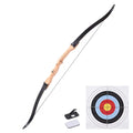 65 Hunting Takedown Recurve Bow - Right Hand, 30lbs Draw Weight - Traditional Archery Long Bow for Outdoor Use