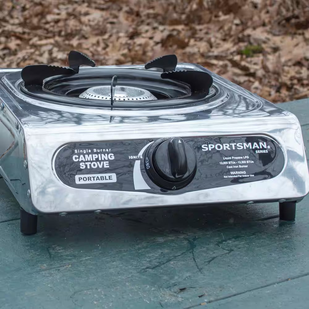 Adjustable Single Burner Camping Stove