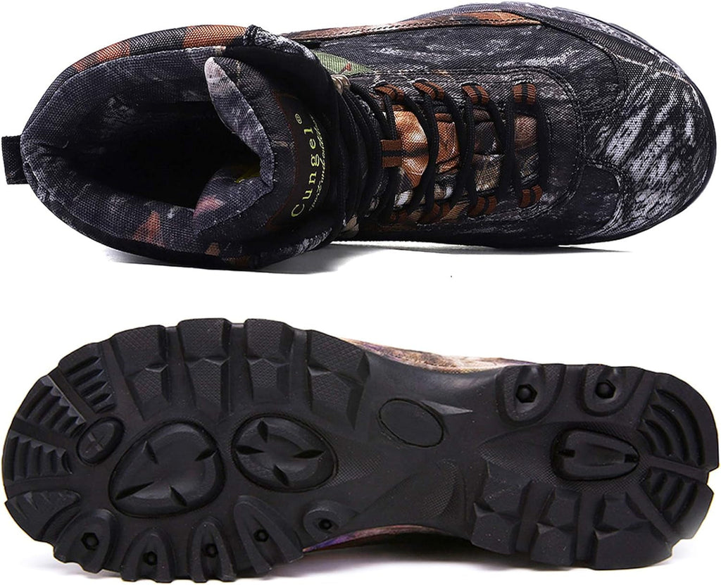 Men's Waterproof Camo Hunting Boots: Anti-Slip, Lightweight, and Durable Outdoor Hiking Shoes