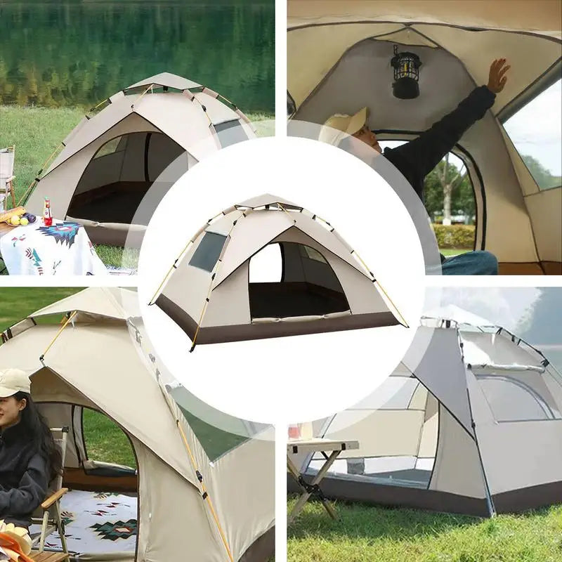 Automatic Waterproof Sun Protection Camping Tent for Patio Picnics