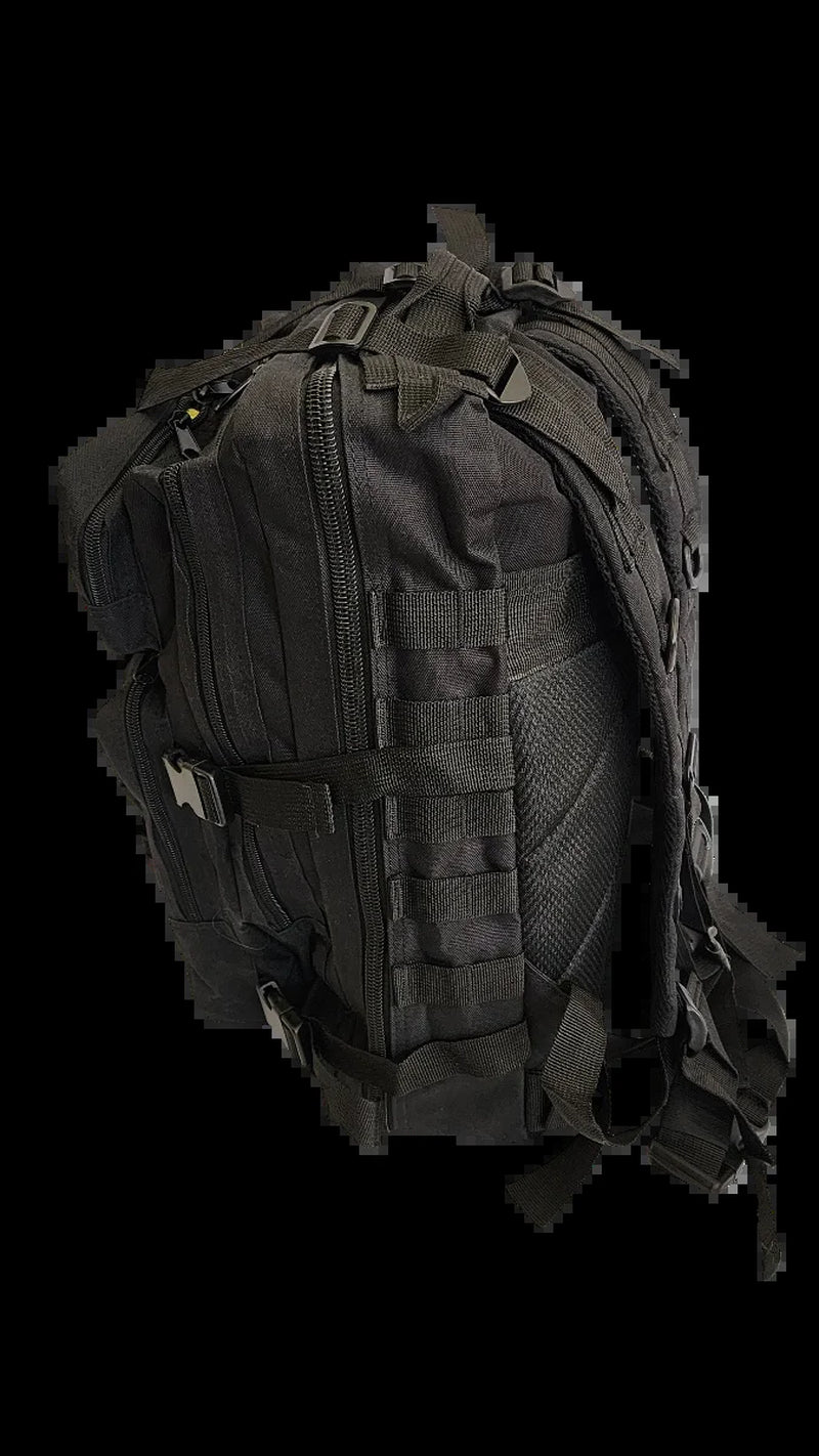 35L Bug Out Bag Backpack with Ultimate Survival and Medical Kit - Black